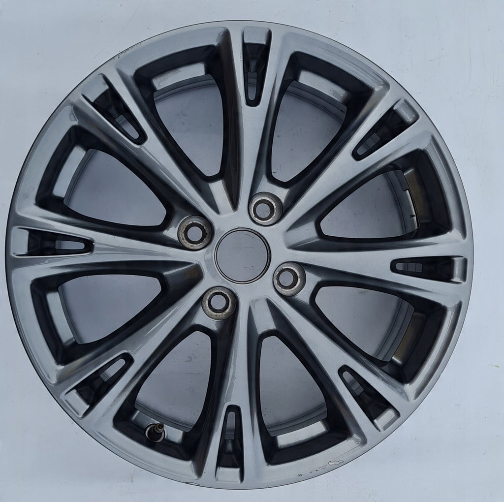1x Alufelge 17 Zoll 7.0" 4x108 47,5ET Glanz Silber Ford Fiesta Rim Wheel
