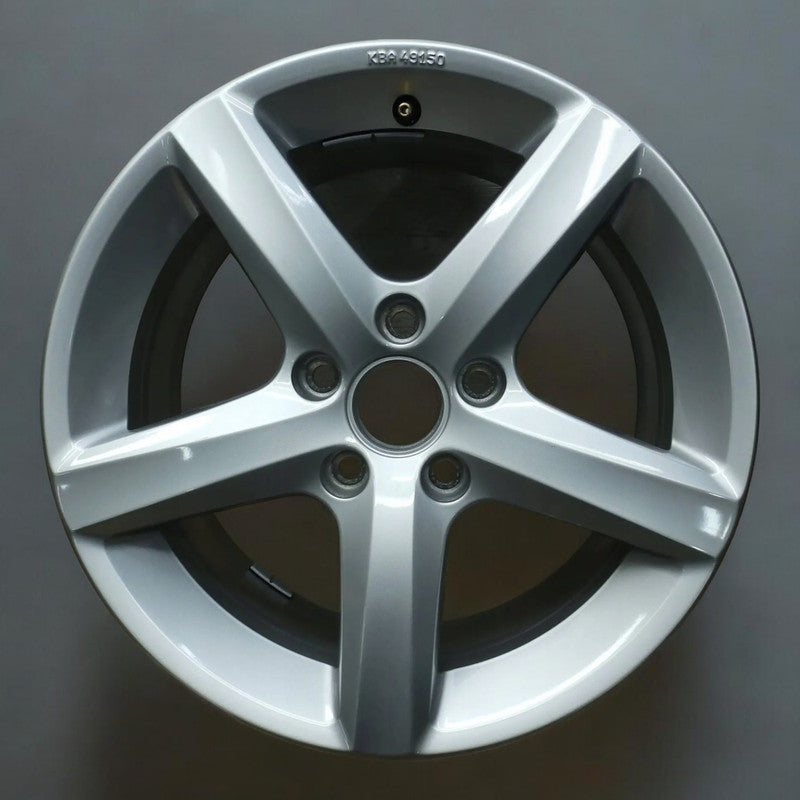 1x Alufelge 16 Zoll 6.5" 5x112 33ET Glanz Silber 7N0071496 VW Tiguan Sharan