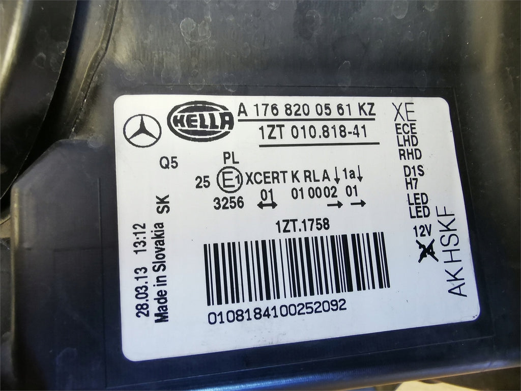 Frontscheinwerfer Mercedes-Benz W176 A1768200561 Xenon Rechts oder Links