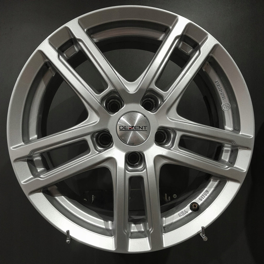 4x Alufelge 16 Zoll 6.5" 5x112 41ET Glanz KBA51750 Skoda Superb III Octavia FEL9877057153aw