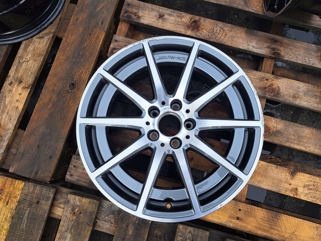 1x Alufelge 18 Zoll 8.5" 5x112 A1774012100 Mercedes-Benz Cla Amg Rim Wheel FEL7238014352vs