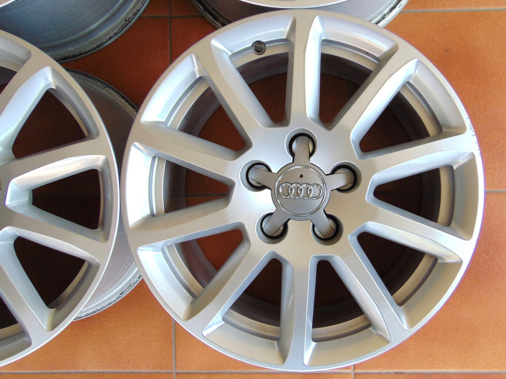 4x Alufelge 16 Zoll 7.5" 5x112 45ET Glanz Silber 8K0601025F Audi A4 B8 Rim Wheel FEL6815046532qx