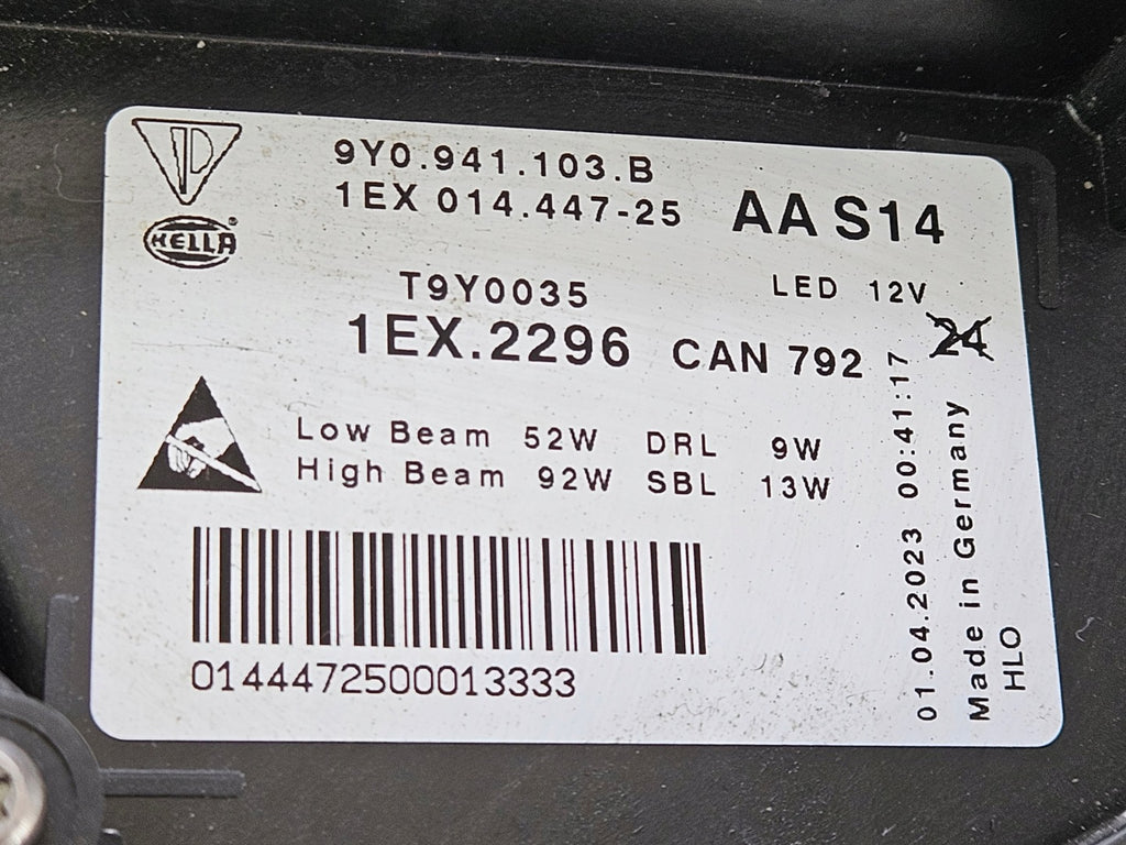 Frontscheinwerfer Porsche Cayenne 9Y0941103B LED Links Scheinwerfer Headlight SCH1582921870eh