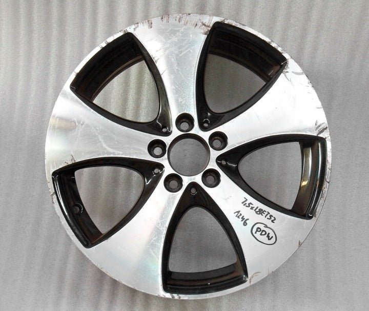 1x Alufelge 18 Zoll 7.5" 5x112 52ET Glanz Schwarz A2464011300 Mercedes-Benz Cla FEL6632802816hn