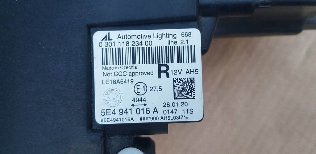 Frontscheinwerfer Skoda Octavia IV 5E4941016A Full LED Rechts Headlight SCH8680217887fq