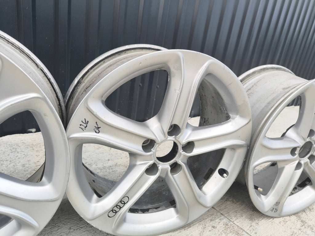 1x Alufelge 17 Zoll 7.5" 5x112 45ET Glanz Silber 8K0601025BK Audi A4 A3