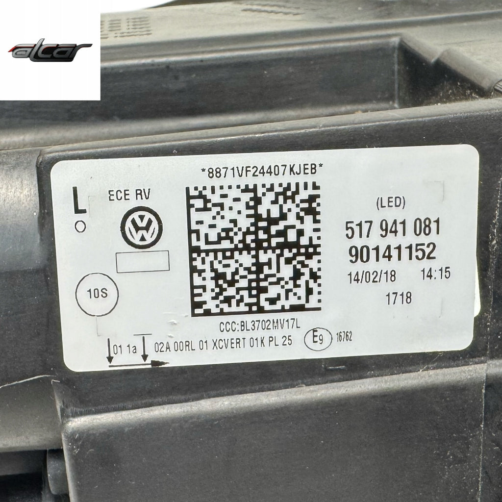 Frontscheinwerfer VW Golf Sportsvan 517941081 Links Scheinwerfer Headlight SCH2035276507tv