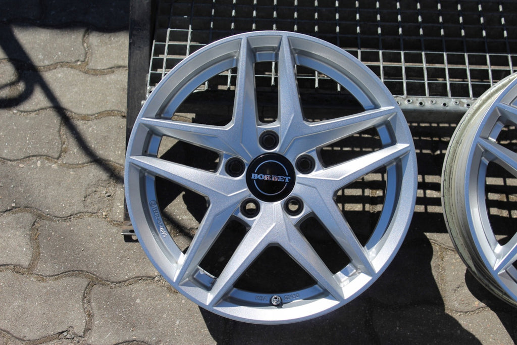 4x Alufelge 16 Zoll 6.5" 5x112 44ET Glanz Silber KBA-52930- Audi I Rim Wheel FEL6848884133ms