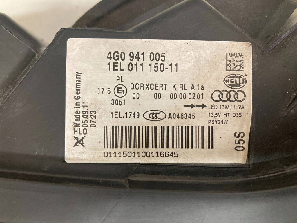 Frontscheinwerfer Audi A6 C7 4G0941005 Xenon Ein Stück (Rechts oder Links) SCH5909189340cw