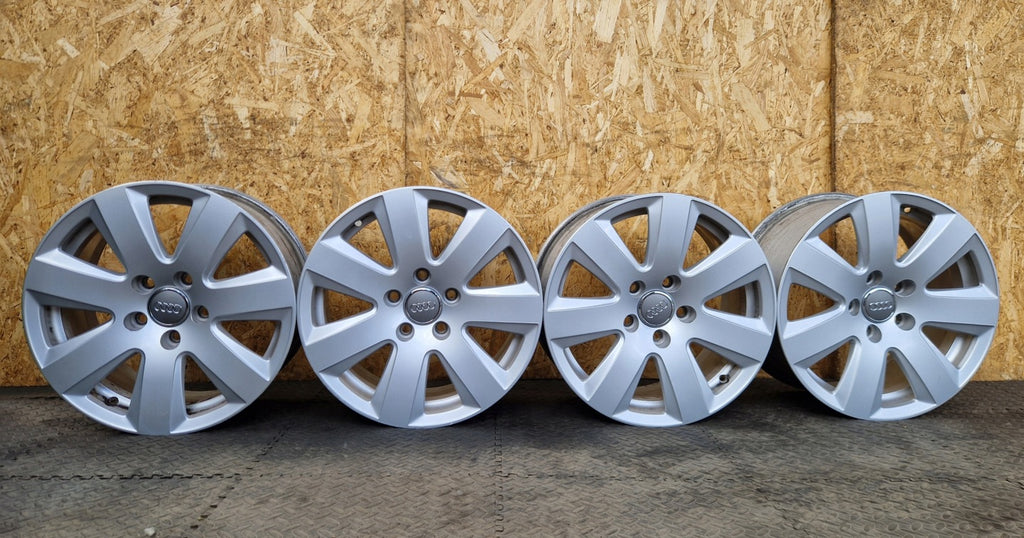 4x Alufelge 16 Zoll 7.5" 5x112 45ET Glanz Silber 4F0601025AJ Audi C6 Rim Wheel FEL2055781828lr
