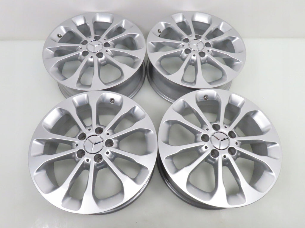 4x Alufelge 17 Zoll 6.5" 5x112 38ET A1564011700 Mercedes-Benz Gla Rim Wheel FEL8059739059bk