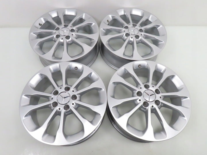 4x Alufelge 17 Zoll 6.5" 5x112 38ET A1564011700 Mercedes-Benz Gla Rim Wheel FEL8059739059bk