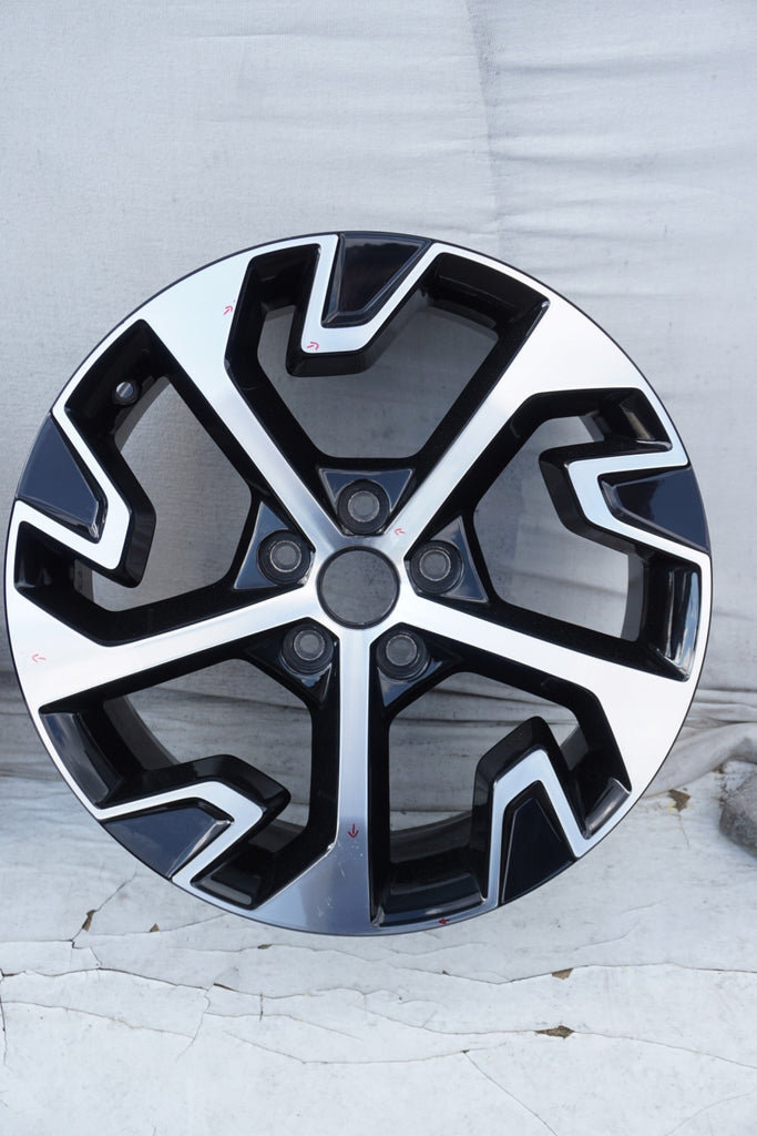 1x Alufelge 18 Zoll 7.5" 5x114.3 51ET Glanz Schwarz 52910-R2220 Kia I Rim Wheel FEL4628203308sx