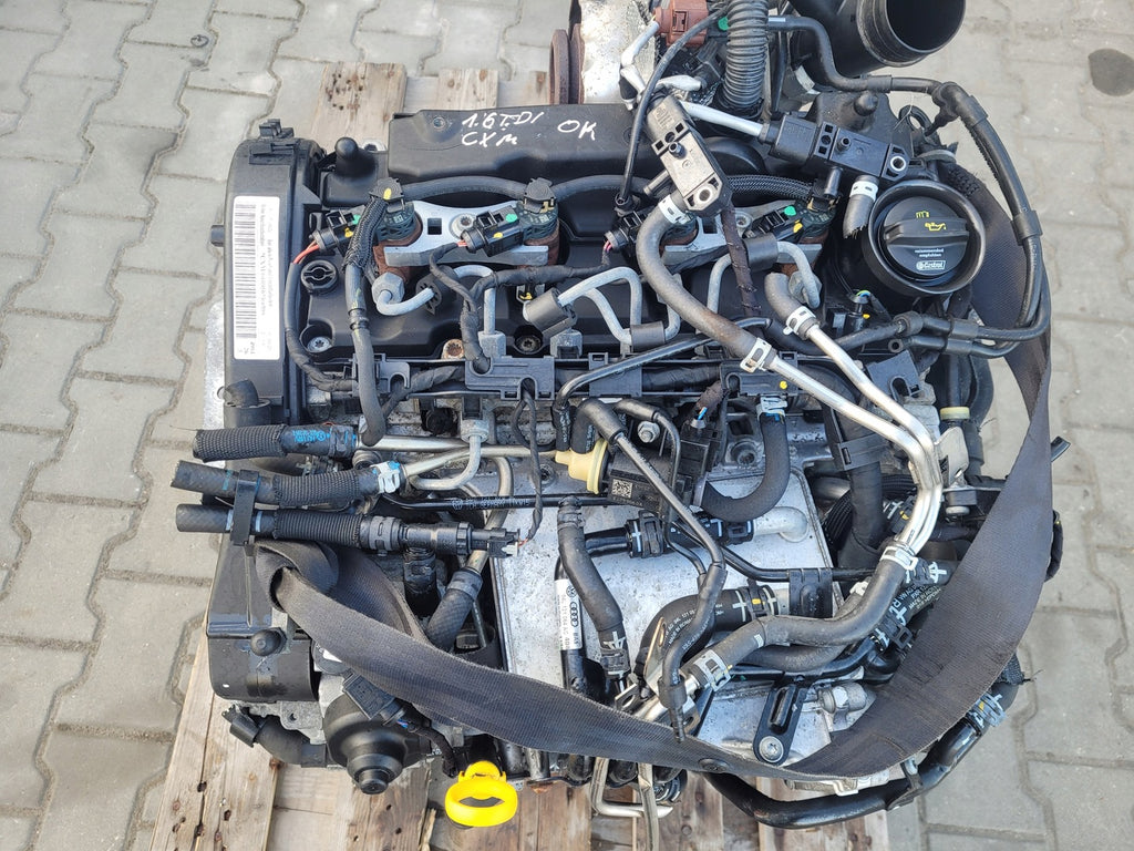 Motor Audi A1 CXM 1.6 TDI 115PS 85kW 97TKm Diesel Engine Komplett