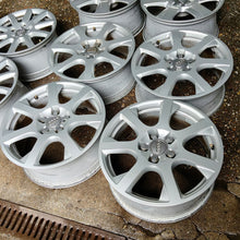 Laden Sie das Bild in den Galerie-Viewer, 4x Alufelge 17 Zoll 7.0" 5x112 37ET Glanz Silber 8R0601025E Audi Rim Wheel FEL2313051245wb