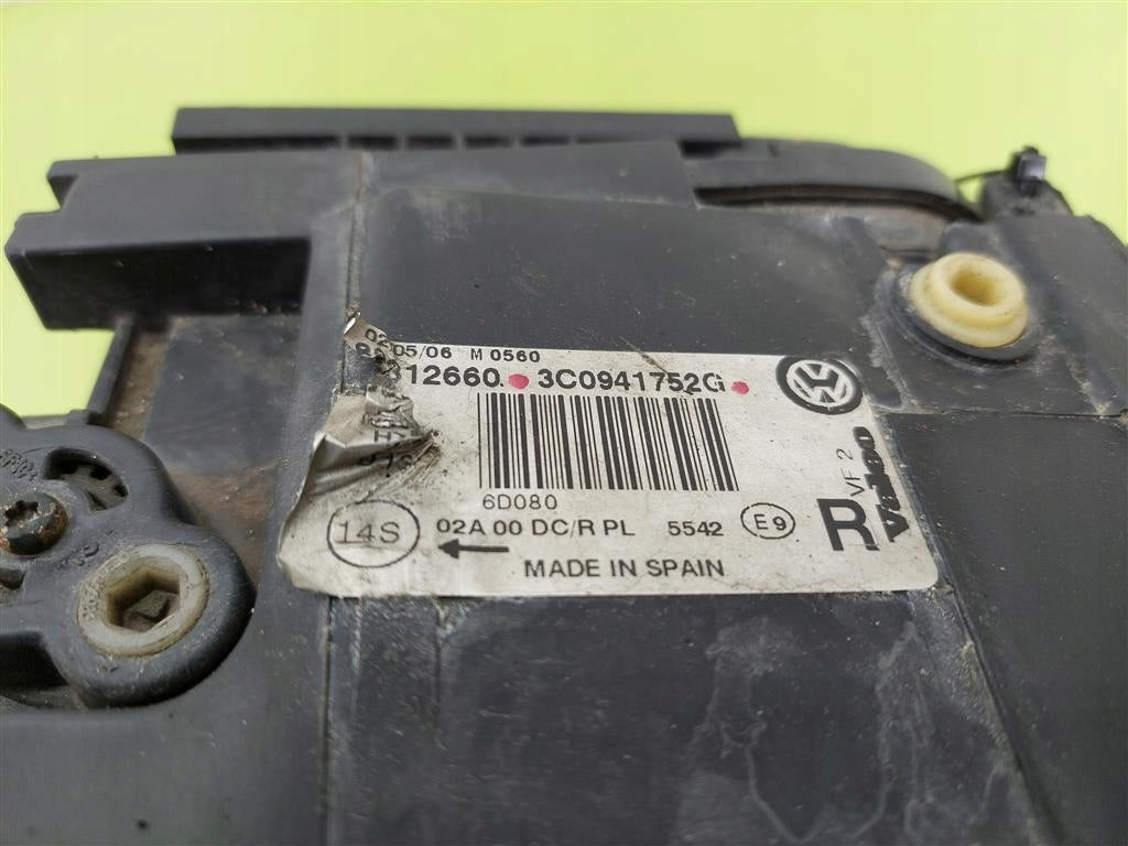 Frontscheinwerfer VW Passat 3C0941752G Rechts Scheinwerfer Headlight SCH3585471894xy