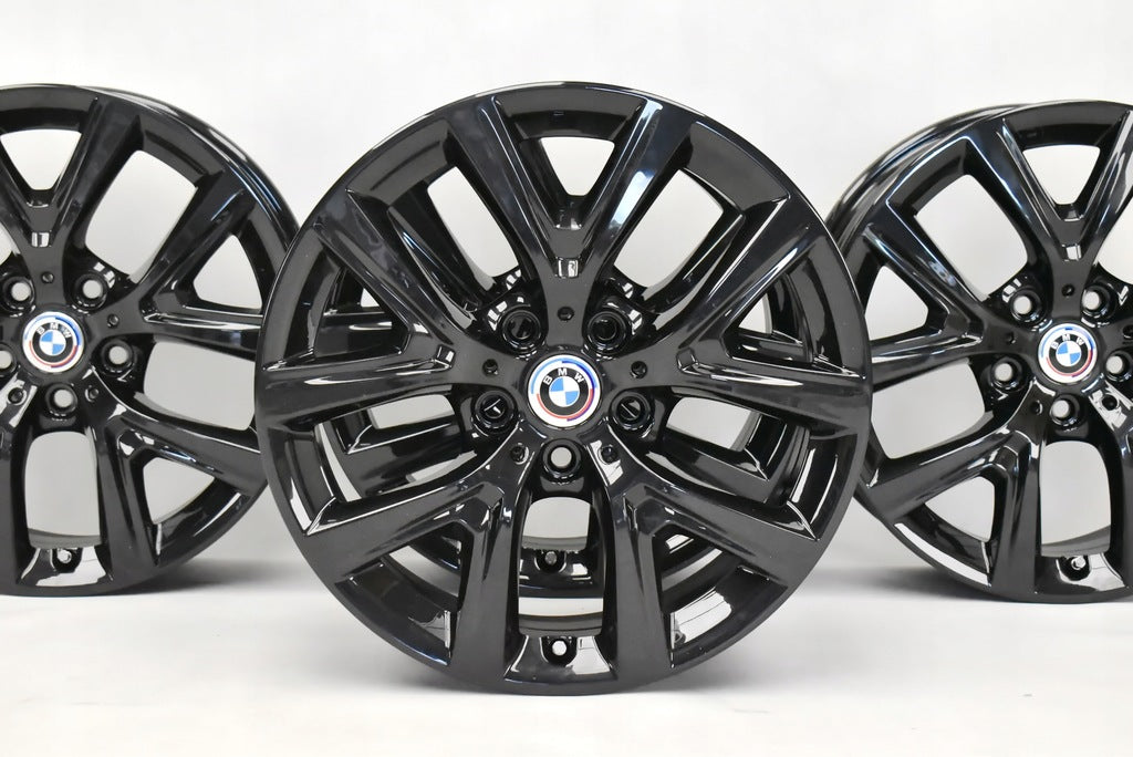 4x Alufelge 17 Zoll 6.5" 5x112 39ET Glanz Schwarz 6856076 BMW X2 F39 F48 FEL2933784910rb