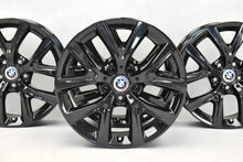 Laden Sie das Bild in den Galerie-Viewer, 4x Alufelge 17 Zoll 6.5" 5x112 39ET Glanz Schwarz 6856076 BMW X2 F39 F48 FEL2933784910rb
