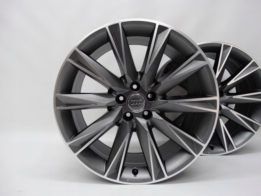 4x Alufelge 20 Zoll 9.0" 5x112 38ET Glanz Schwarz 4KE071490A Audi E-Tron FEL7806441088du