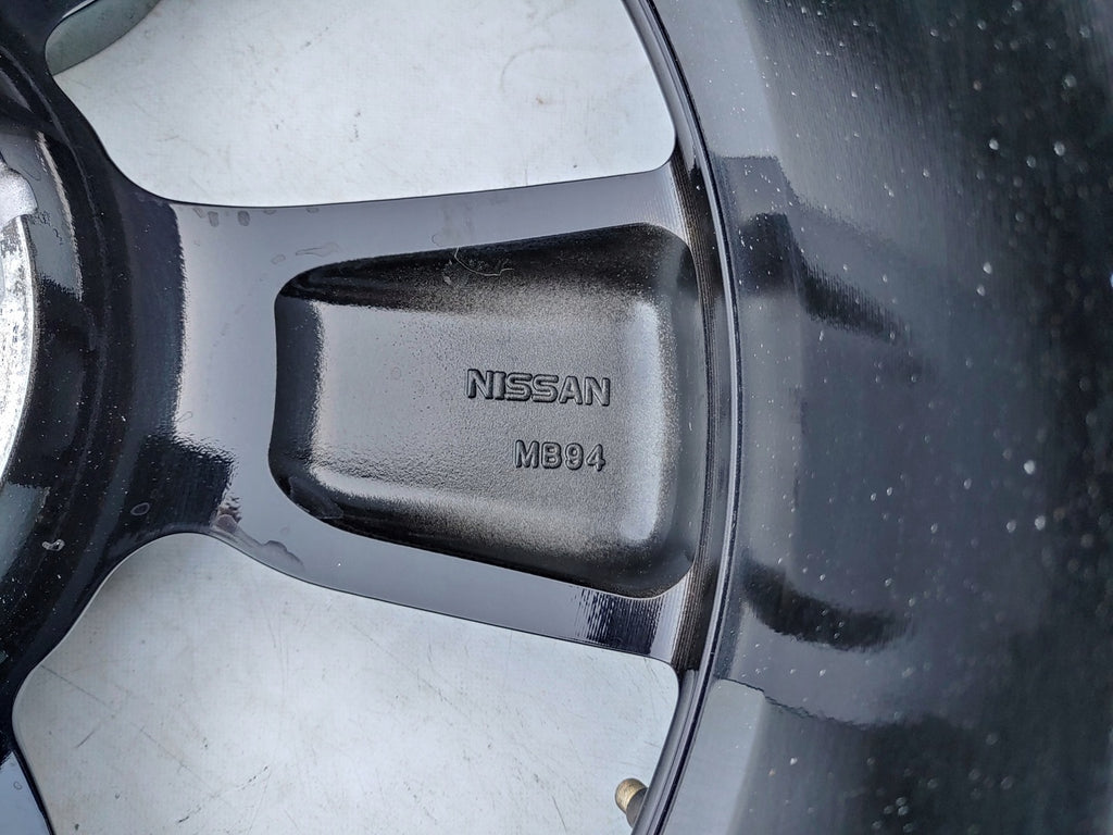 1x Alufelge 18 Zoll 7.0" 5x114.3 40ET Glanz Schwarz 4EA8A- Nissan Qashqai Ii