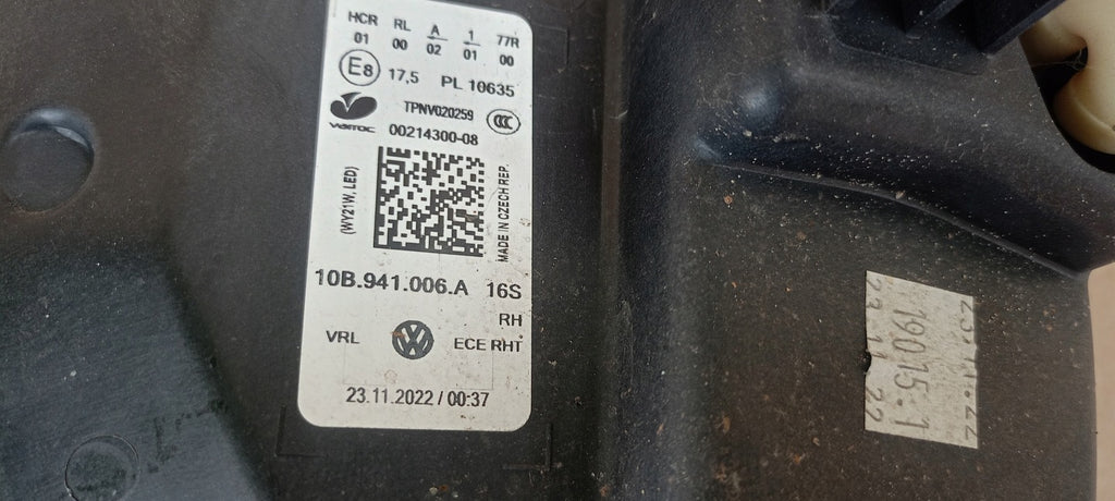 Frontscheinwerfer VW Id.3 10B941006A Full LED Rechts Scheinwerfer Headlight SCH4637196849nu