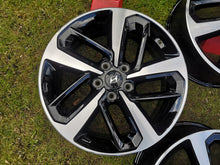 Load image into Gallery viewer, 4x Alufelge 18 Zoll 7.5" 5x114.3 52ET Glanz Schwarz 52910-J9300 Hyundai Kona FEL8158362814nq