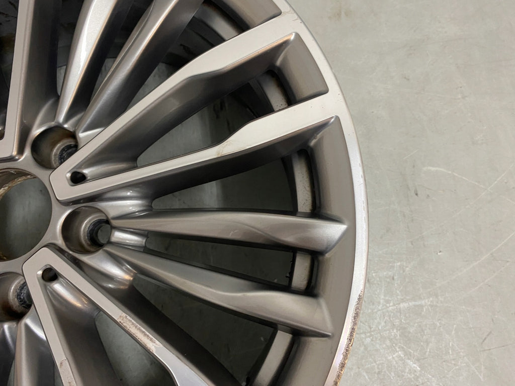 1x Alufelge 19 Zoll 8.0" 5x120 36ET Glanz Grau 6877136 BMW 3 F30 F31 Mg FEL4582668986yy