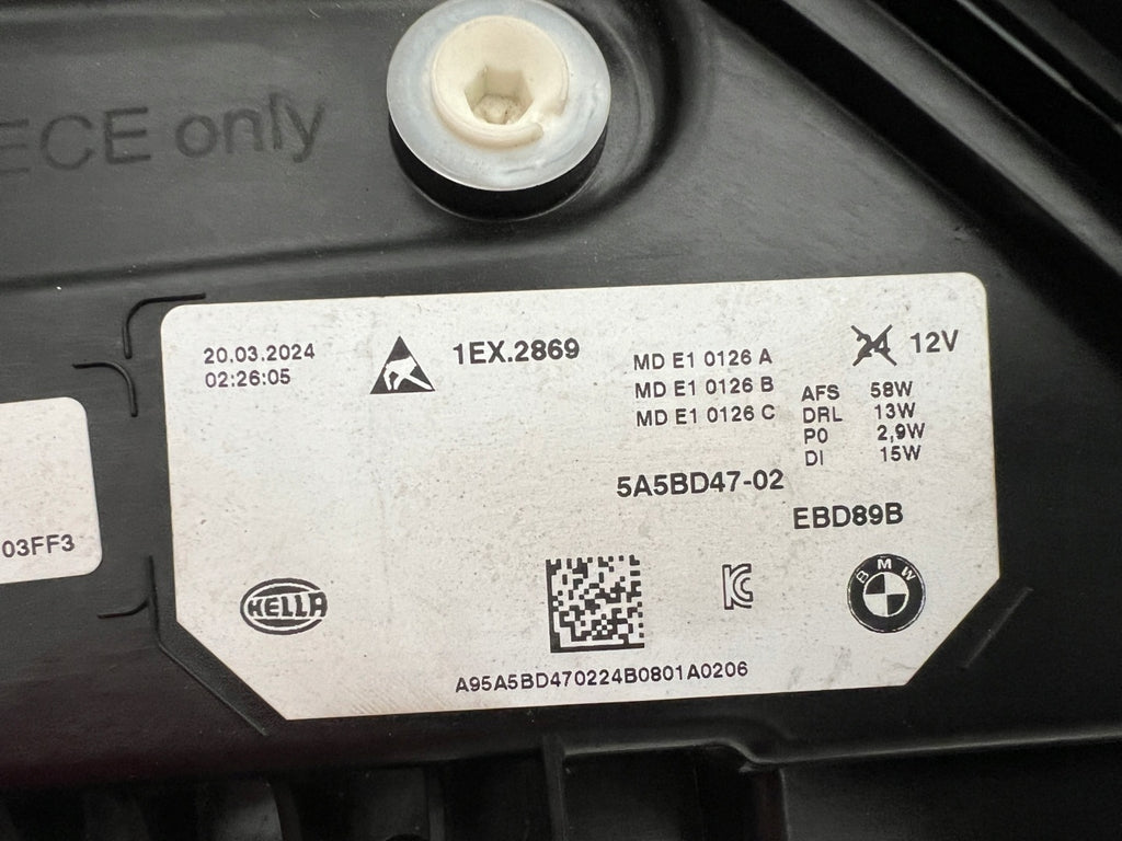 Frontscheinwerfer BMW X1 5A5BD47 Full LED Links Scheinwerfer Headlight SCH5780700377ad