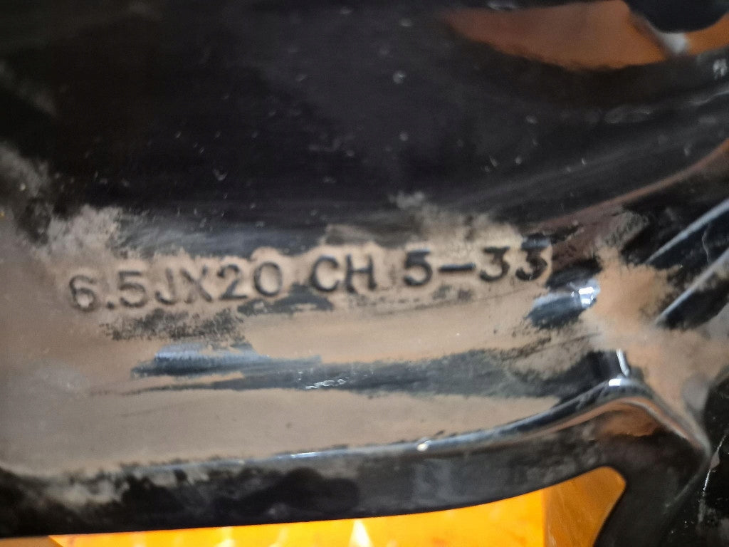 1x Alufelge 20 Zoll 6.5" 5x114.3 33ET Glanz Schwarz 403005730 Renault Scenic FEL7787000136ae