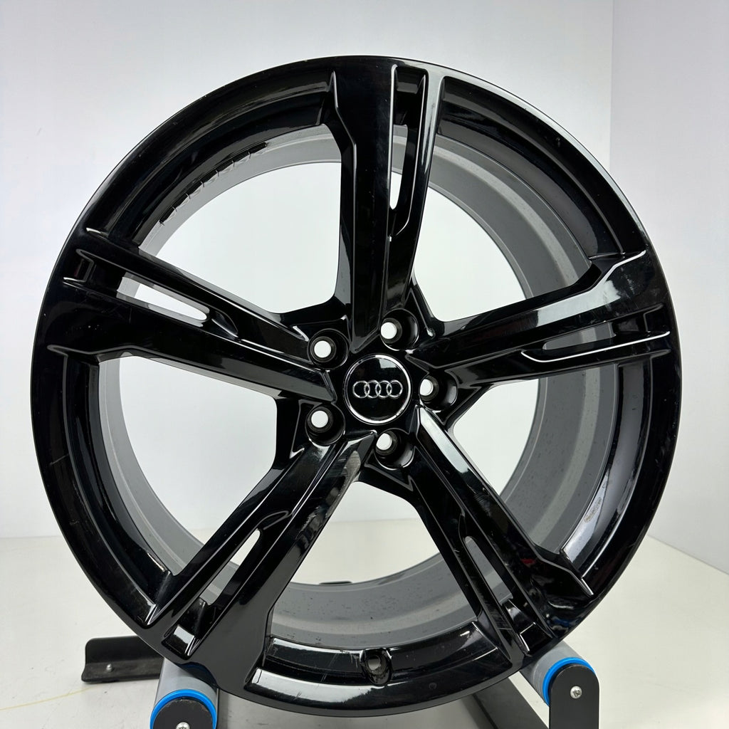 1x Alufelge 20 Zoll 9.0" 5x112 40ET Glanz Schwarz 4N0071490 Audi Rim Wheel FEL7712865241yb