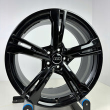 Load image into Gallery viewer, 1x Alufelge 20 Zoll 9.0" 5x112 40ET Glanz Schwarz 4N0071490 Audi Rim Wheel FEL7712865241yb