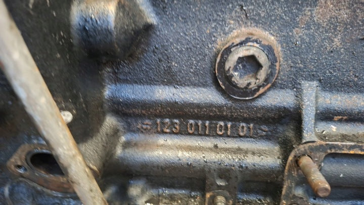 Motor Mercedes-Benz W123 1230110101 2.5 200TKm Benzin Engine Unkomplett MOT2963239039tm