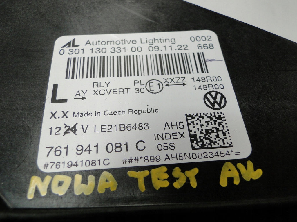 Frontscheinwerfer VW Touareg 761941081C LED Links Scheinwerfer Headlight