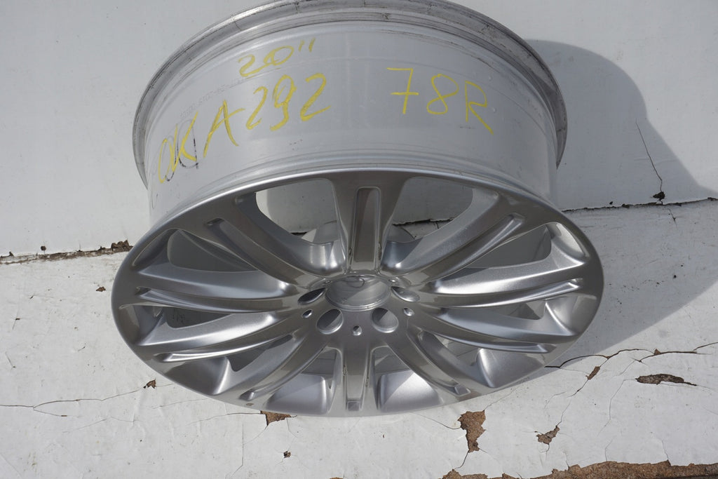 1x Alufelge 20 Zoll 8.5" 5x112 29ET Glanz Silber A2924010300 Mercedes-Benz