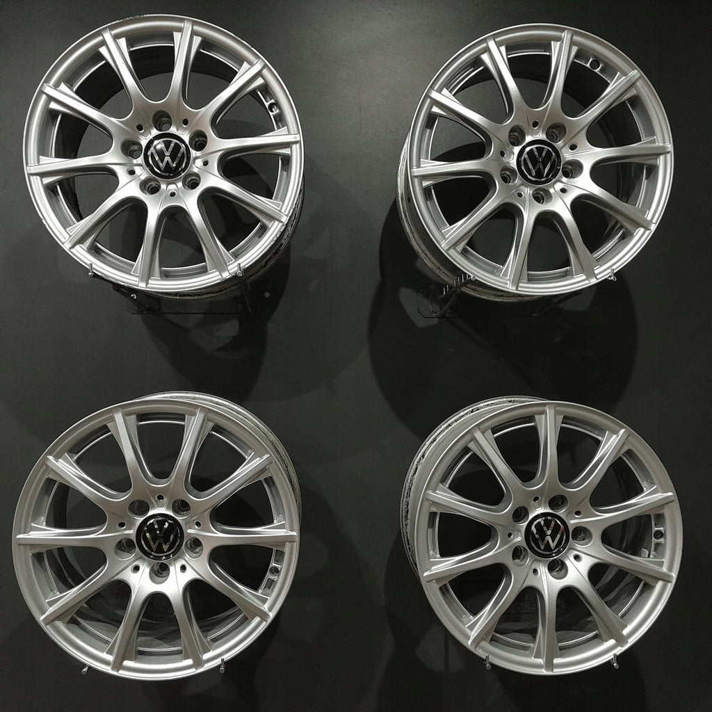 4x Alufelge 16 Zoll 6.5" 5x112 38ET A2054012400 Mercedes-Benz Scirocco Passat FEL2937835890ii