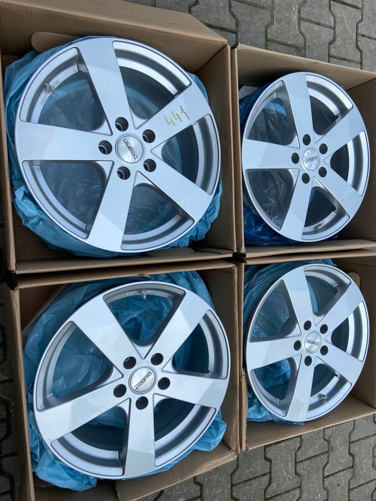 4x Alufelge 17 Zoll 7.0" 5x112 38ET Matt Silber KBA49295 BMW X1 Rim Wheel FEL4431672731oe