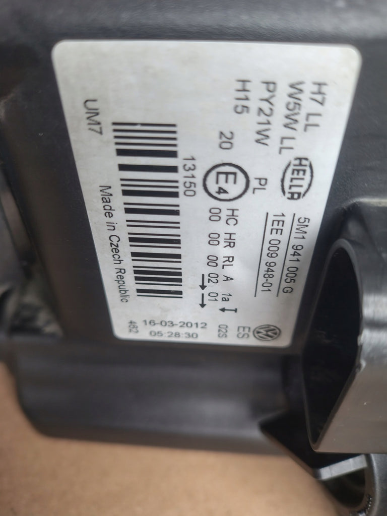 Frontscheinwerfer VW Golf Plus 5M1941005G Links Scheinwerfer Headlight SCH1511048014wz