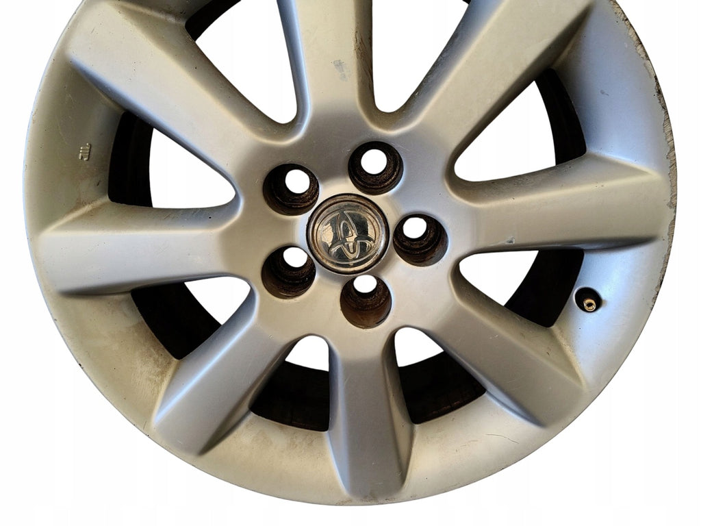 4x Alufelge 16 Zoll 6.5" 5x100 Glanz Silber Toyota Avensis Rim Wheel FEL8123013670eo