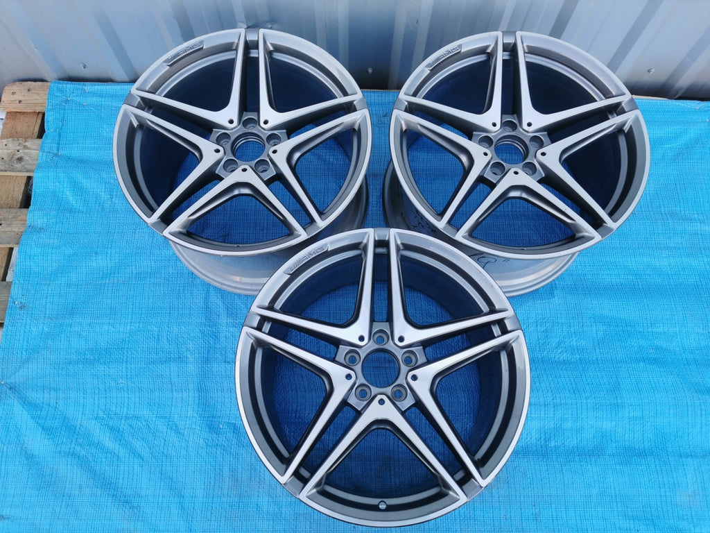 1x Alufelge 19 Zoll 10.5" 5x112 57ET A2054016300 Mercedes-Benz W205 Rim Wheel FEL5125382114rp