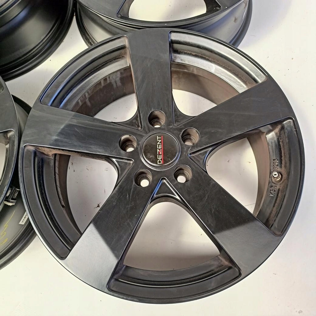 4x Alufelge 17 Zoll 7.0" 5x112 48ET Glanz Schwarz Audi I Rim Wheel FEL7708140142wv