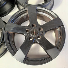 Laden Sie das Bild in den Galerie-Viewer, 4x Alufelge 17 Zoll 7.0" 5x112 48ET Glanz Schwarz Audi I Rim Wheel FEL7708140142wv