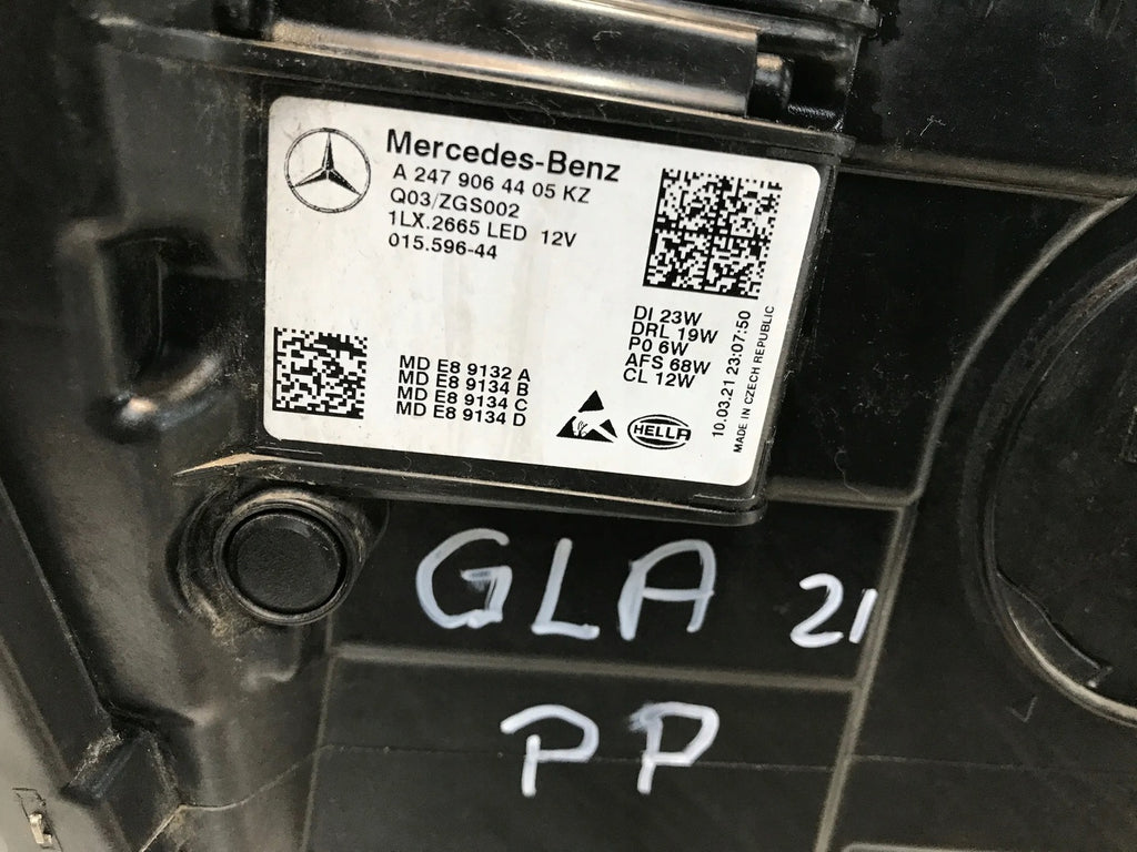 Frontscheinwerfer Mercedes-Benz Gla H247 A2479064405 LED Rechts Headlight SCH2210700974hs