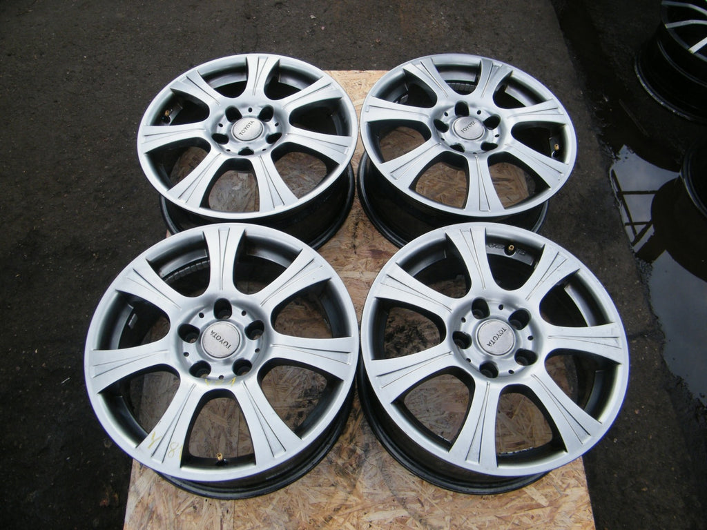 4x Alufelge 16 Zoll 6.5" 5x114.3 39ET Toyota Corolla Avensis Rav 4 Rim Wheel FEL1837249743aj
