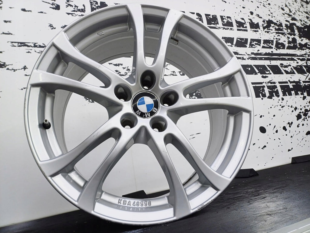 1x Alufelge 18 Zoll 8.0" 5x120 30ET Glanz Silber BMW 1 Rim Wheel FEL5182501097hs