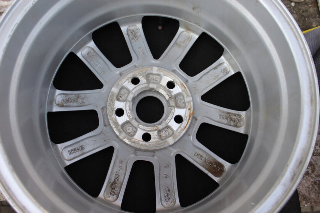 1x Alufelge 16 Zoll 6.5" 5x108 50ET Glanz Silber NX7C-1007-A1A Ford Focus FEL5782247040mu