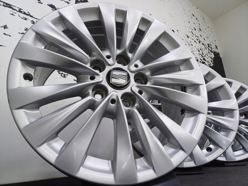 4x Alufelge 16 Zoll 7.0" 5x112 52ET Silber BMW 4 Alhambra Altea Toledo Iii FEL9499007202wu