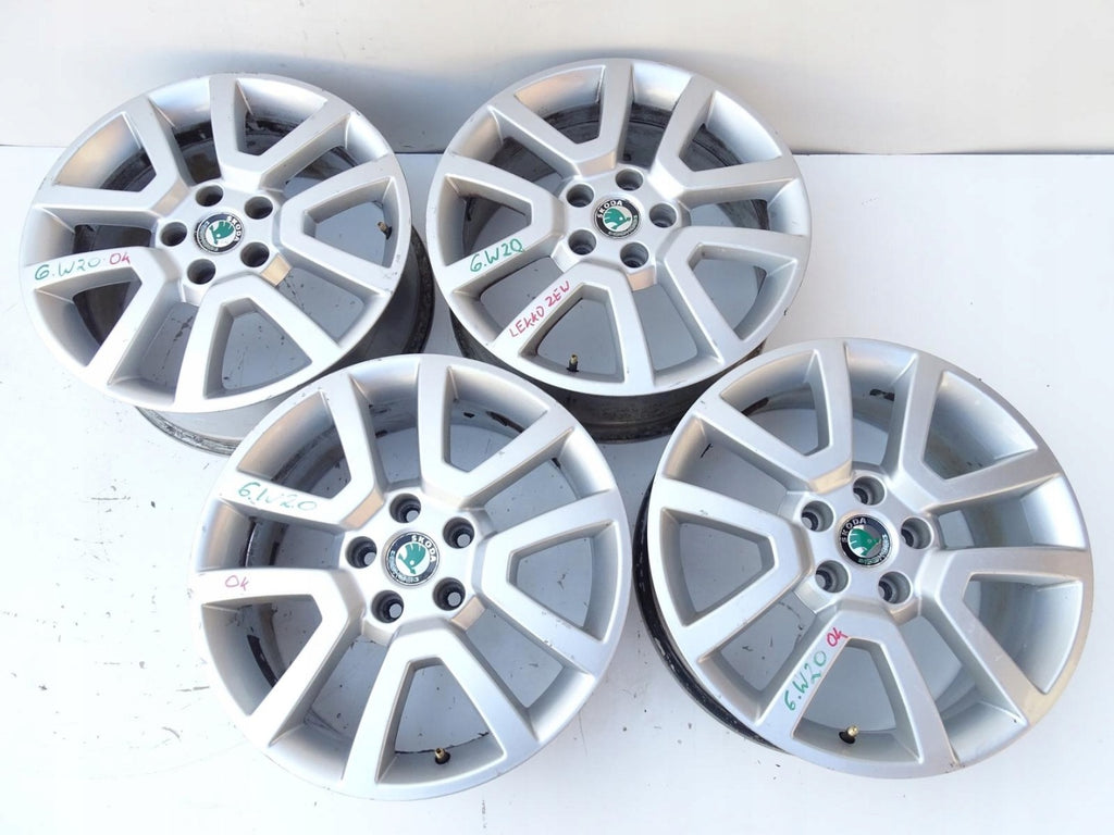 4x Alufelge 17 Zoll 7.0" 5x112 5L0601025A Skoda Superb I Yeti 5l Octavia Ii FEL8793519466qa