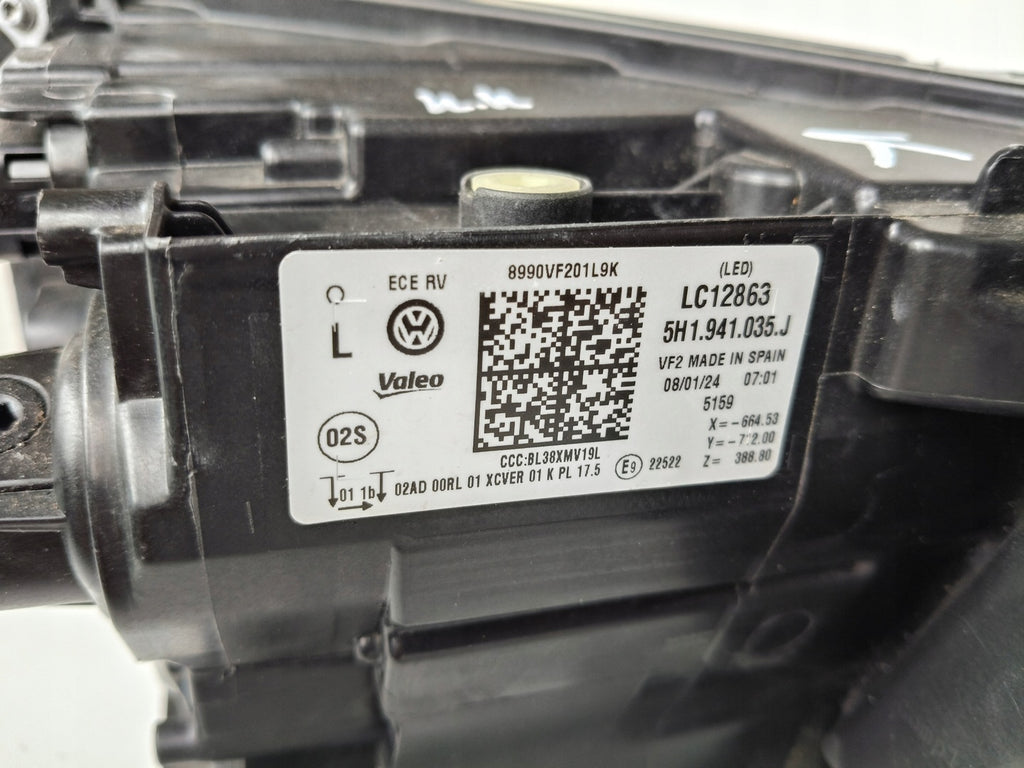 Frontscheinwerfer VW Golf VIII 5H1941035J Full LED Links Scheinwerfer Headlight SCH2333837027zq