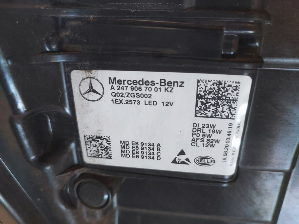 Frontscheinwerfer Mercedes-Benz W245 2479067001 Ein Satz Scheinwerfer Headlight SCH1456475363xv