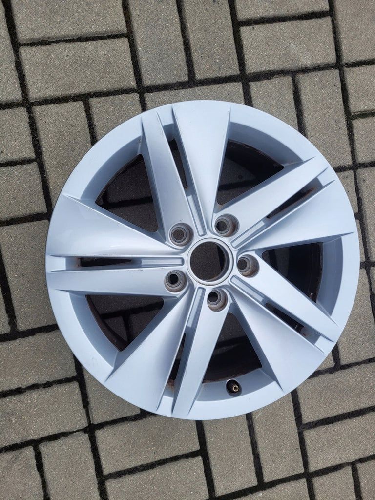 1x Alufelge 16 Zoll 7.0" 5x112 48ET Glanz Silber 5H0601025 VW Golf Viii